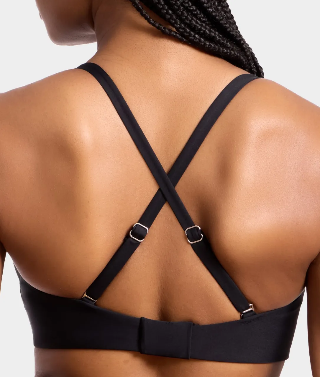 Adjustable Shirring Underwire Bikini Top
