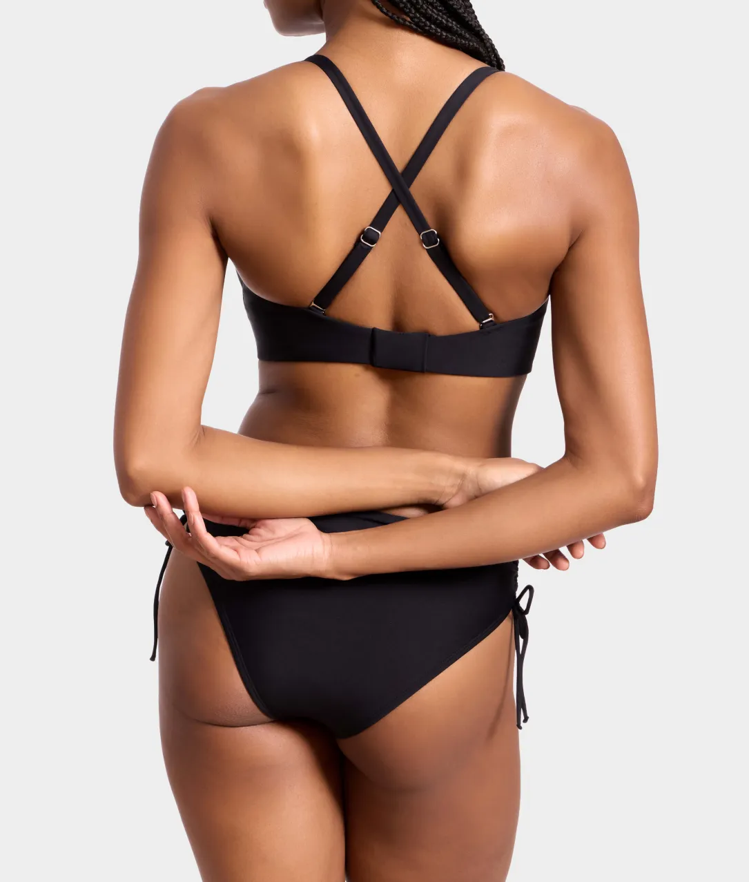 Adjustable Shirring Underwire Bikini Top