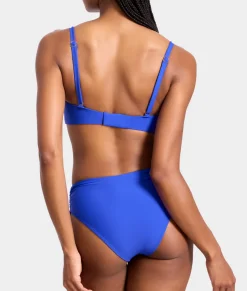 Adjustable Shirring Underwire Bikini Top