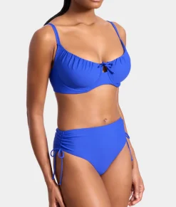 Adjustable Shirring Underwire Bikini Top