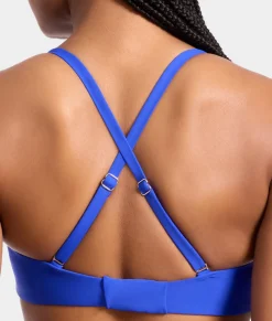 Adjustable Shirring Underwire Bikini Top