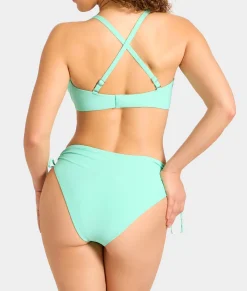 Adjustable Shirring Underwire Bikini Top