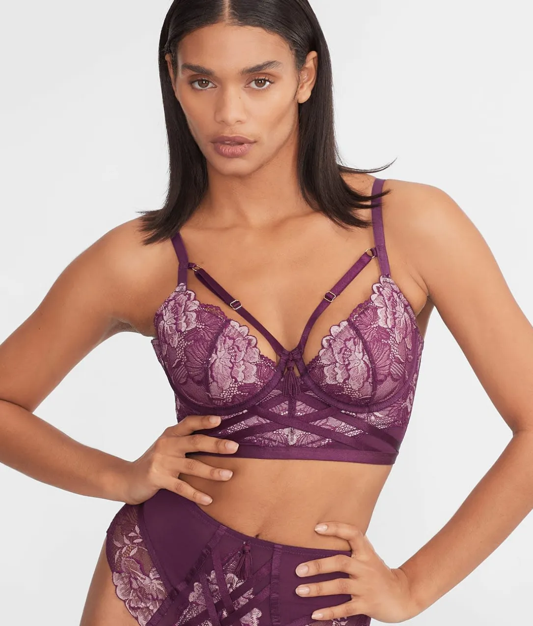 After Hours Cage Longline Bra
