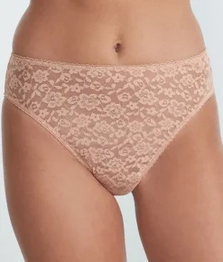 Allover Lace High-Leg Brief