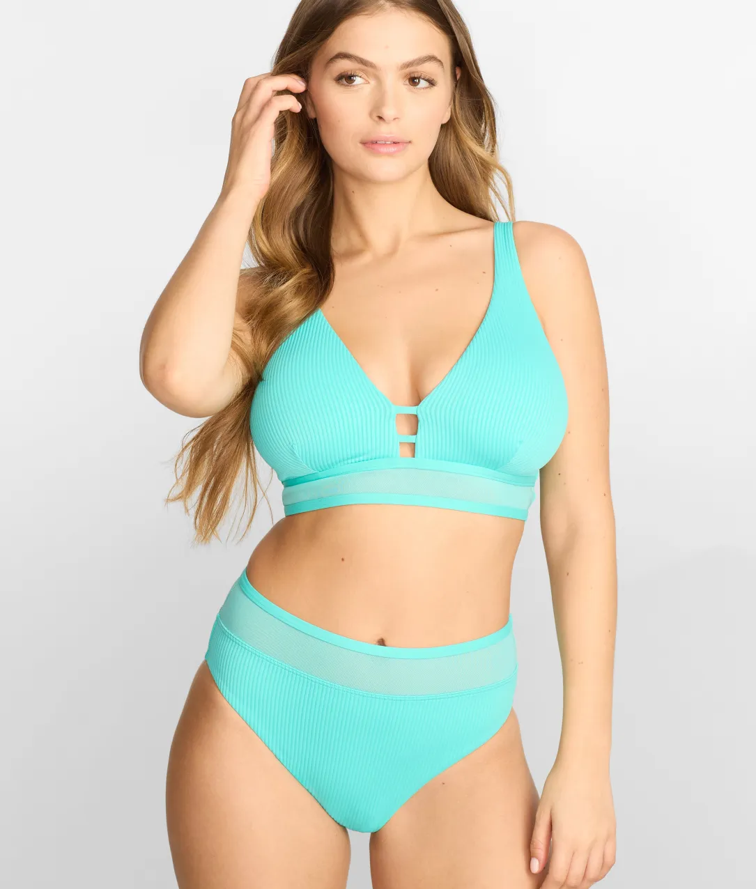 Annie High-Waist Bikini Bottom