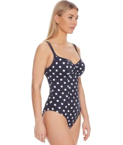 Anya Riva Spot Underwire Balcony One-Piece Swimsuit