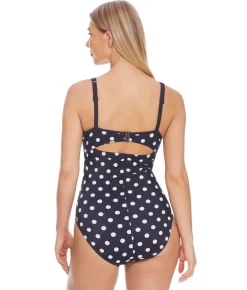 Anya Riva Spot Underwire Balcony One-Piece Swimsuit
