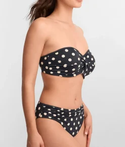 Anya Riva Spot Underwire Bandeau Bikini Top