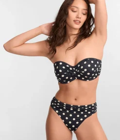 Anya Riva Spot Underwire Bandeau Bikini Top