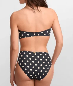 Anya Riva Spot Underwire Bandeau Bikini Top