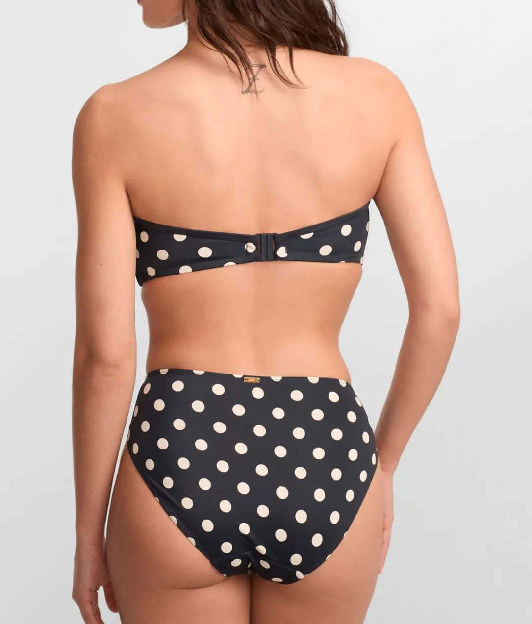 Anya Riva Spot Underwire Bandeau Bikini Top