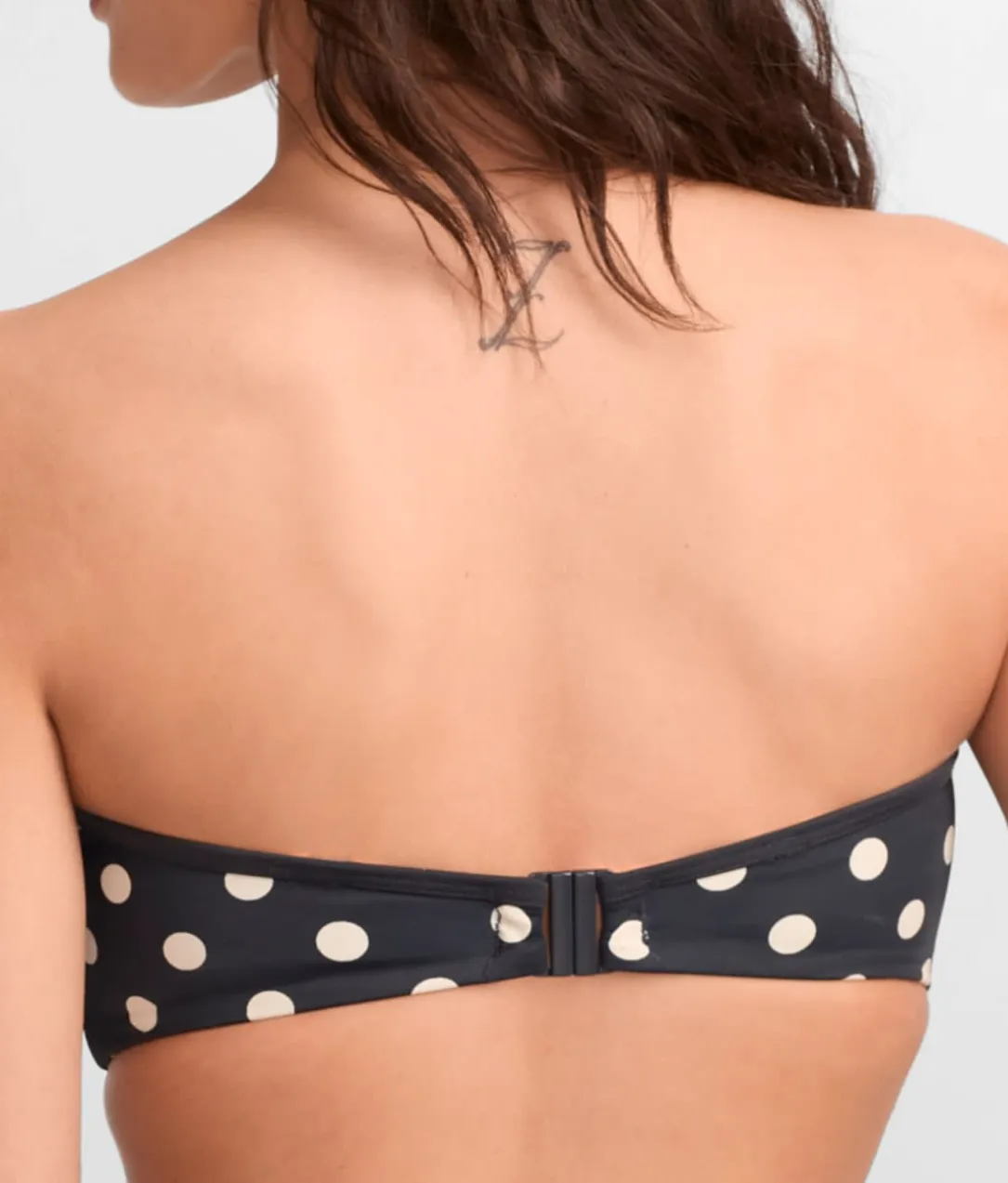 Anya Riva Spot Underwire Bandeau Bikini Top