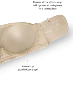 Backless Bandeau Wing Bra