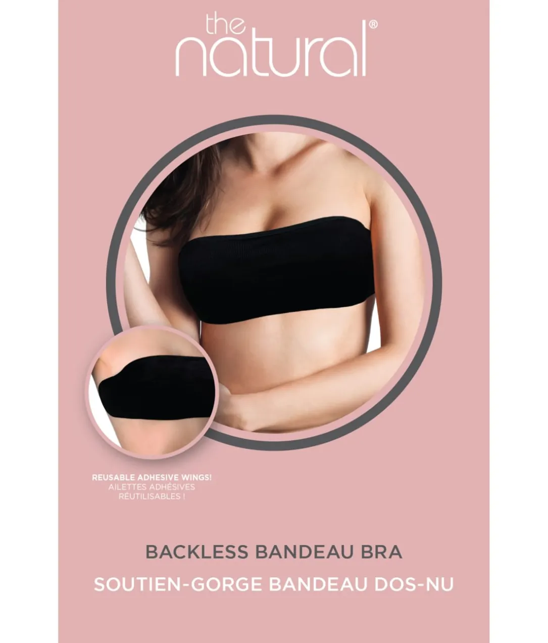 Backless Bandeau Wing Bra