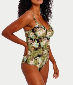 Bahama Shores Underwire Plunge Tankini Top