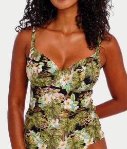 Bahama Shores Underwire Plunge Tankini Top