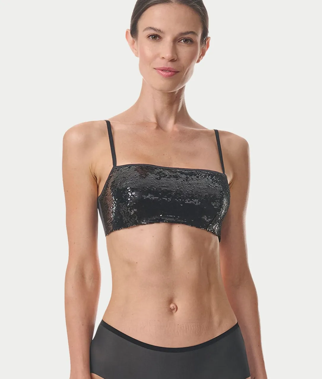 Bandeau With Built-In Underwire Bra