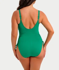 Beach Waves Twist Underwire One-Piece