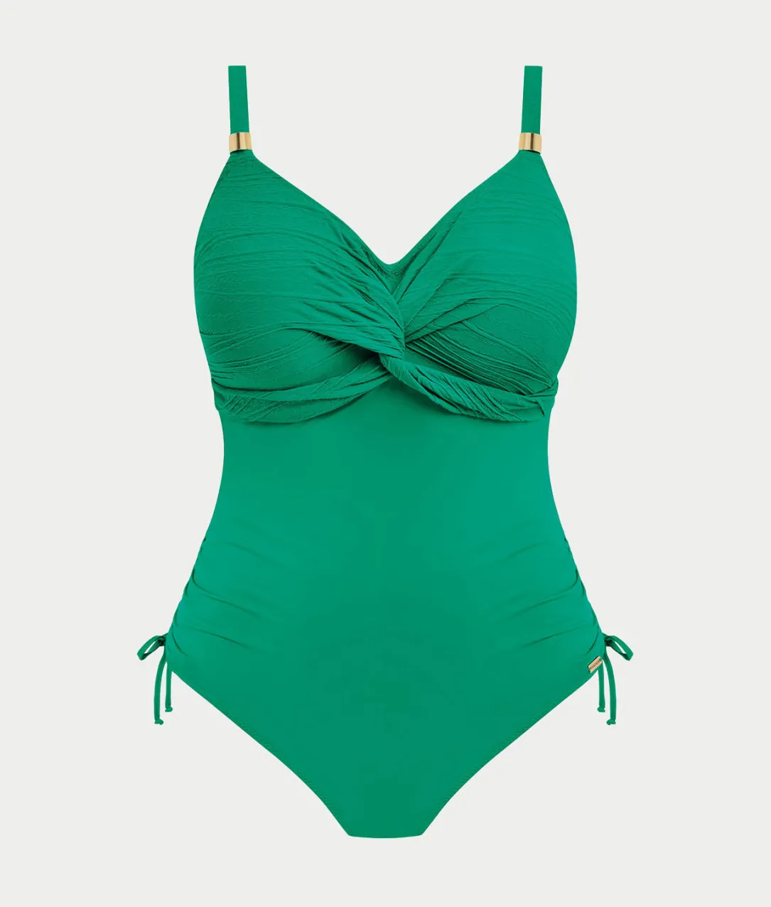 Beach Waves Twist Underwire One-Piece