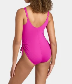 Beach Waves Twist Underwire One-Piece