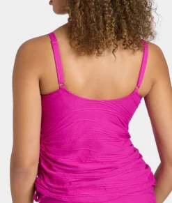 Beach Waves Twist Underwire Tankini Top