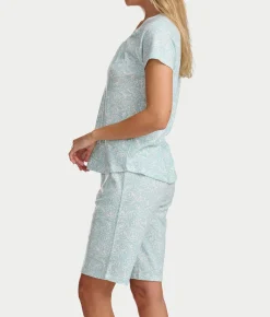 Bermuda Henley Knit Short Set