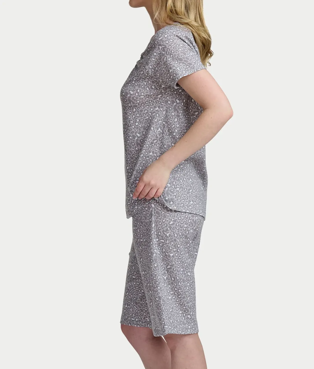 Bermuda Henley Knit Short Set