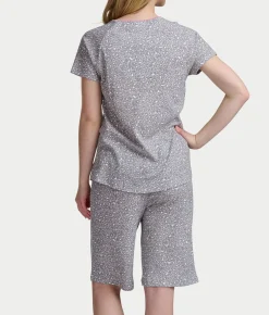 Bermuda Henley Knit Short Set