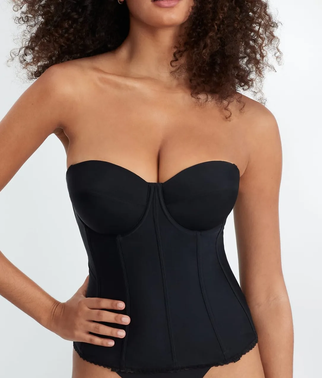 Brianna Strapless Low Back Corset