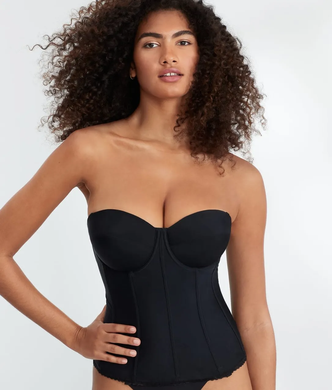 Brianna Strapless Low Back Corset
