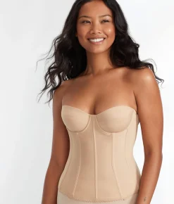 Brianna Strapless Low Back Corset