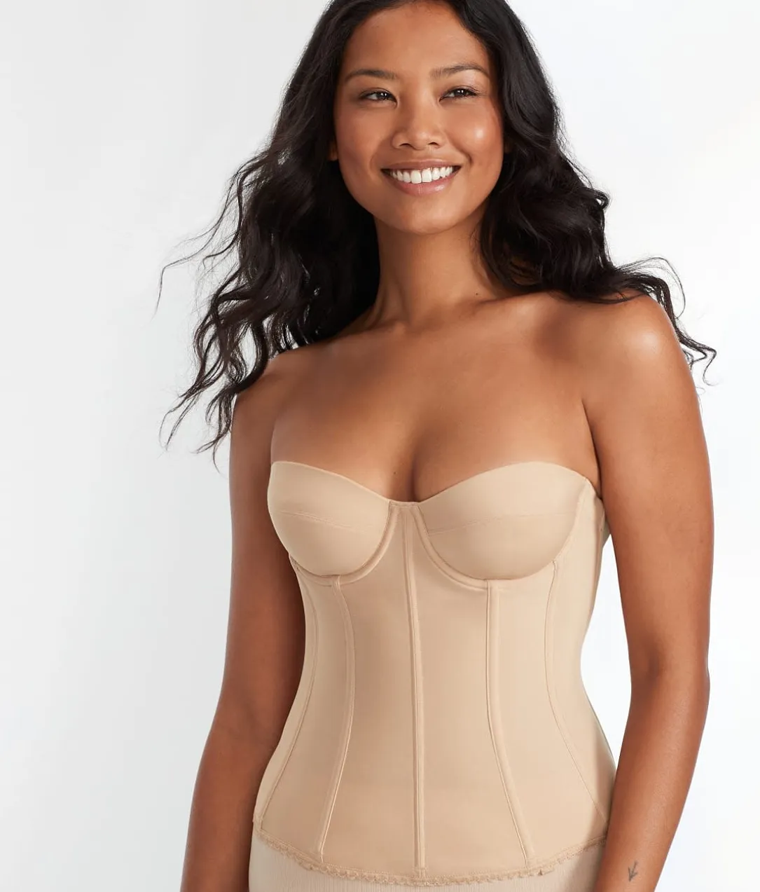 Brianna Strapless Low Back Corset