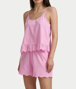 Cami & Boxer Knit Pajama Set