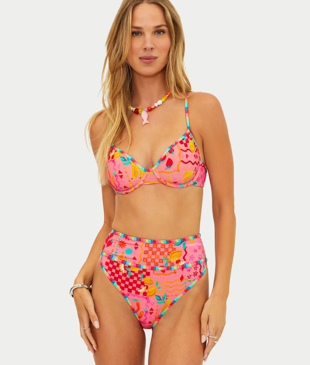 Carlotta High-Waist Bikini Bottom