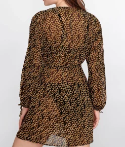 Casablanca Chiffon Kimono Cover-Up