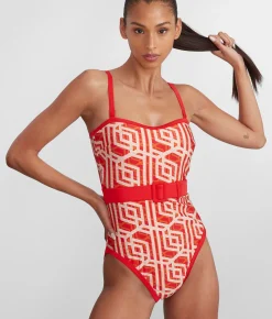 Casablanca Control Bandeau One-Piece