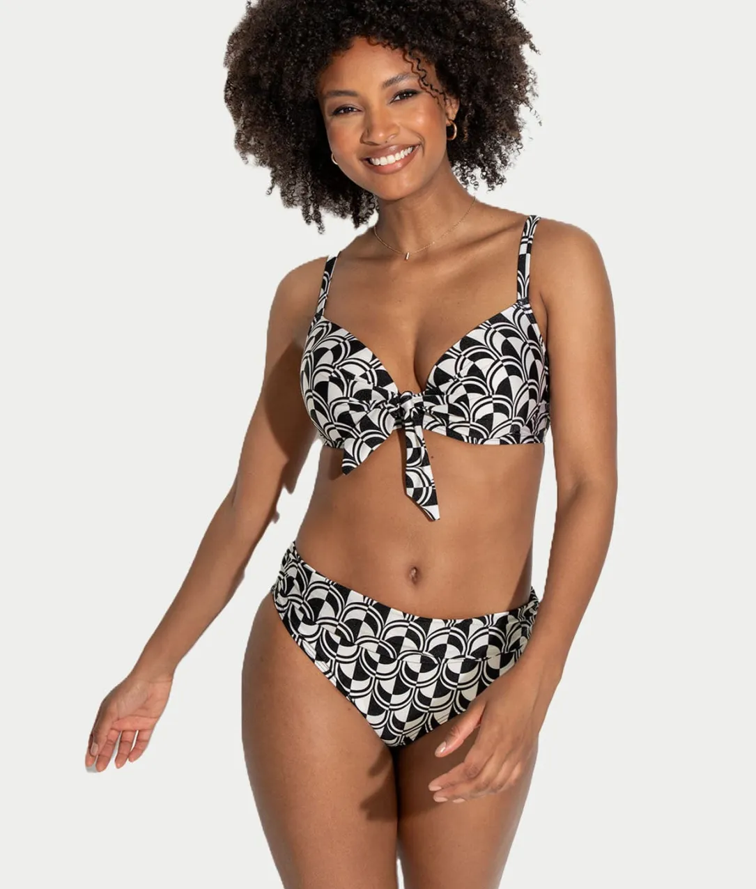 Casablanca Fold-Over Bikini Bottom