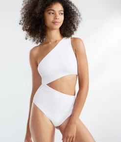 Celine Solid One-Piece Swimsuit