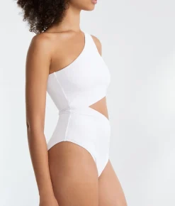 Celine Solid One-Piece Swimsuit