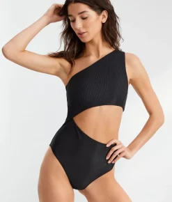 Celine Solid One-Piece Swimsuit