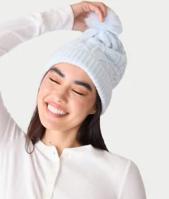 Chenille Cable Knit Crew Beanie