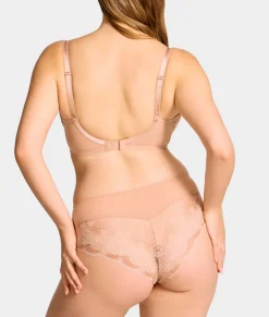 Clara Lace High-Waist Cheeky Brief
