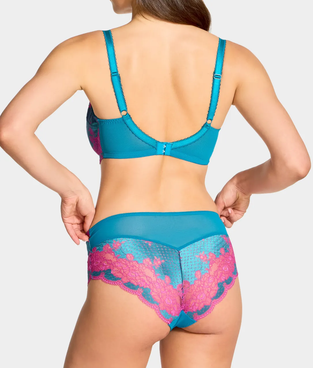 Clara Lace High-Waist Cheeky Brief