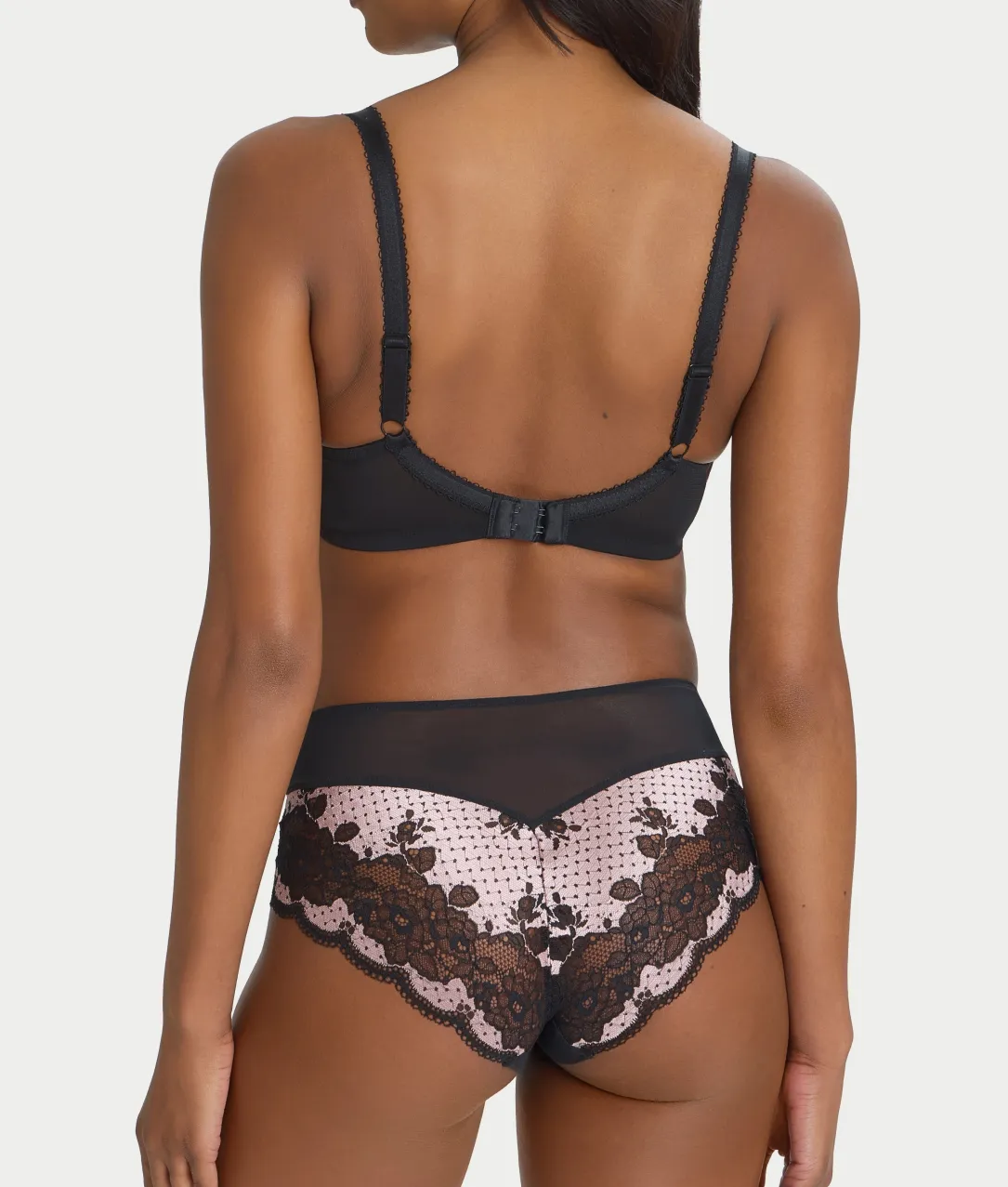 Clara Lace High-Waist Cheeky Brief