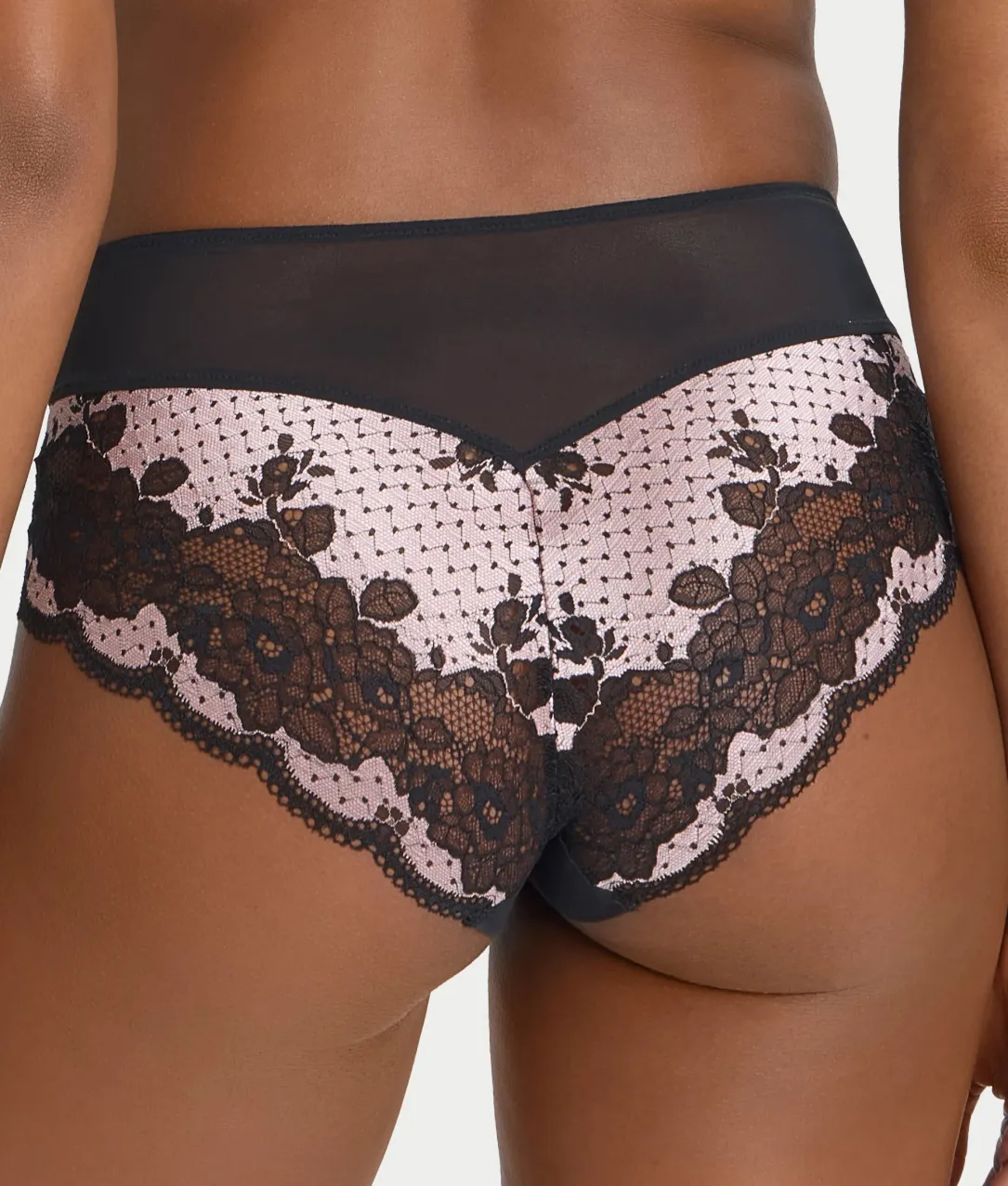 Clara Lace High-Waist Cheeky Brief