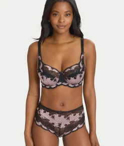 Clara Lace High-Waist Cheeky Brief