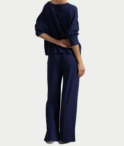 Club Waffle Knit Long Sleeve Pajama Set