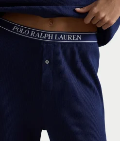 Club Waffle Knit Long Sleeve Pajama Set