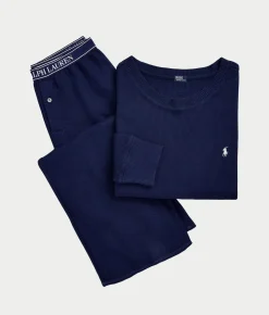 Club Waffle Knit Long Sleeve Pajama Set
