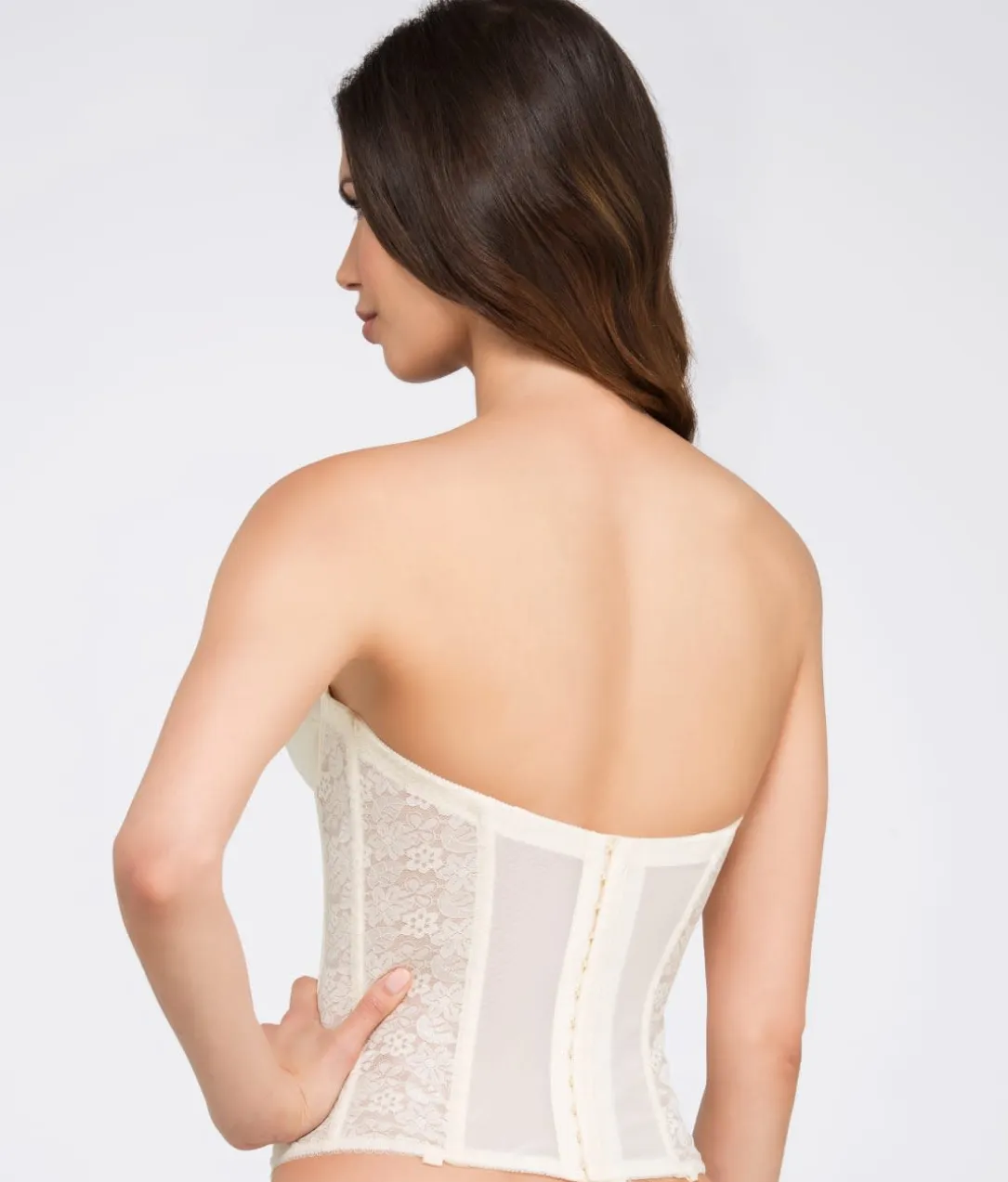 Colette Lace Strapless Bustier